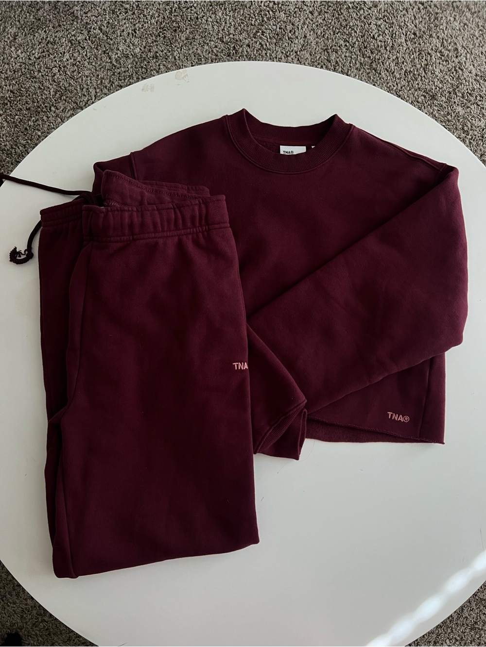 TNA Burgundy Set Size xs